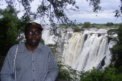 At Victoria falls Zambia