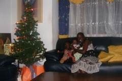 Kiryabwire family at Christmas