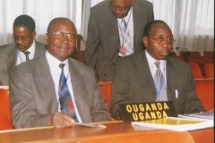 Geoffery attending insurers meeting in Gabon as Chair Uganda Insurers Association