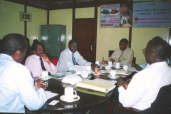 Geoffrey then CEO PWICO attending a board meeting